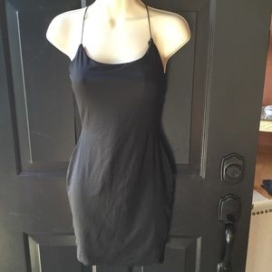 CRISS CROSS BACK MINI DRESS
